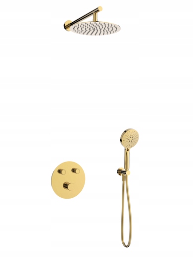 Corsan Sprchový set Lugo Z04MGL Miešač Sprchová hlavica Zlato