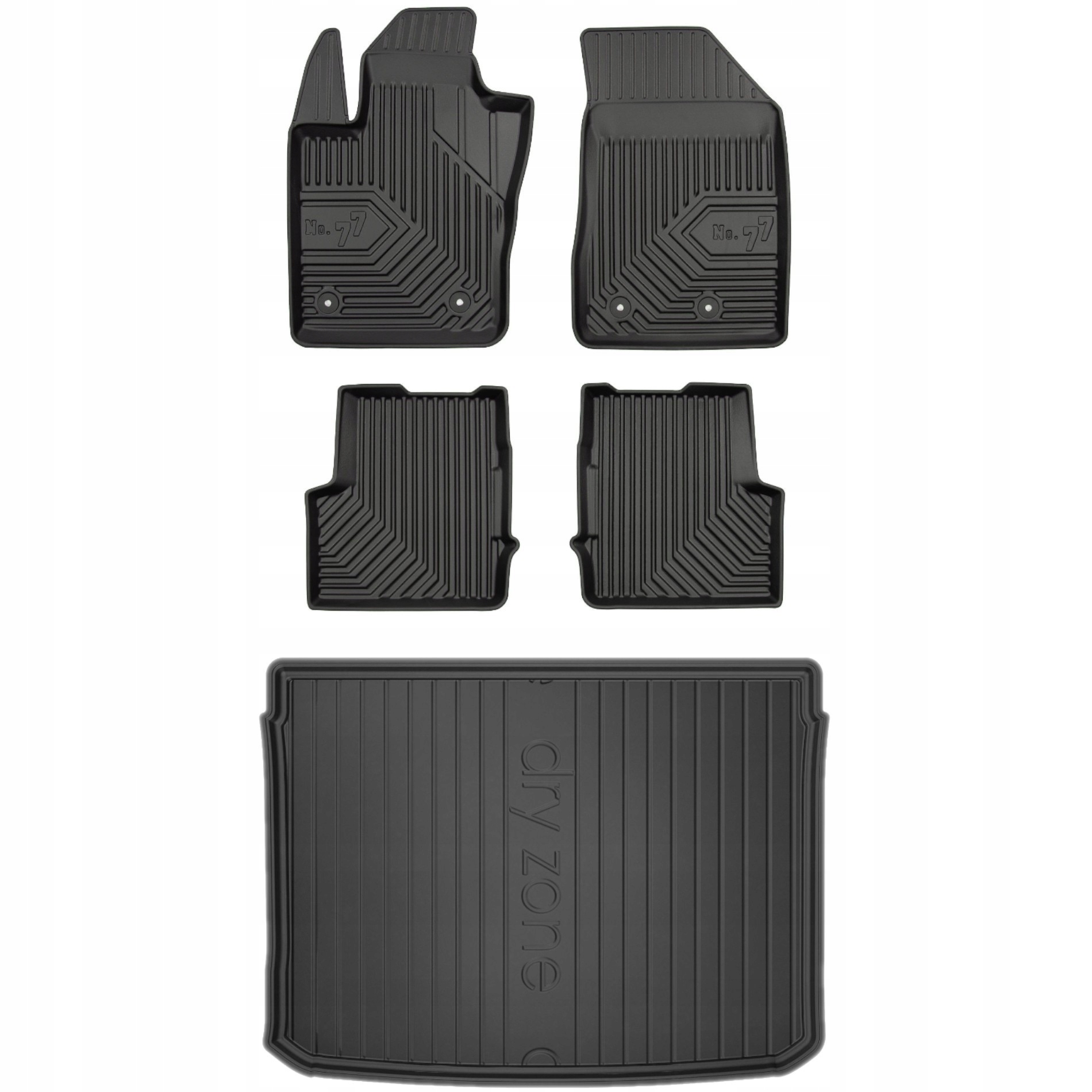 Koberčeky rohož Fiat 500X 14- pred faceliftom s kolesom