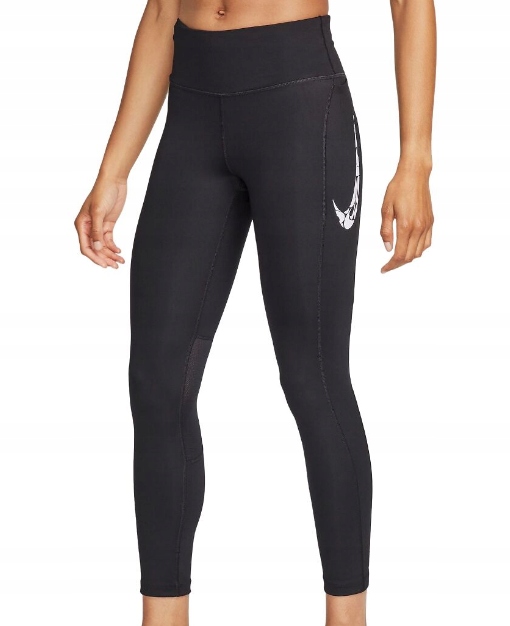 Legginsy Damskie Nike Fast Sportowe Do Biegania FN3268-010 r. S