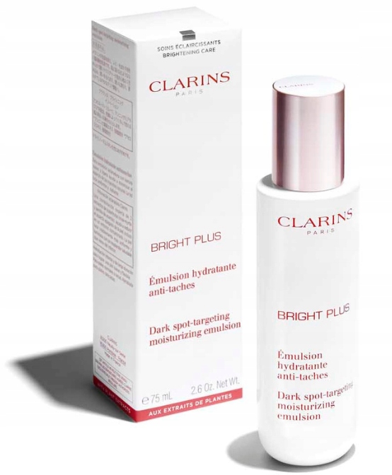 Clarins Bright Plus Rozjasňující Emulze Proti Pigmentovým Skvrnám 75 ML Na Obličej