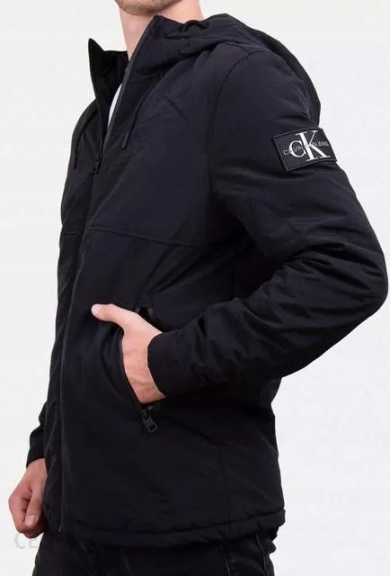 CALVIN KLEIN J30J318217 CIEPŁA KURTKA MĘSKA R L Długość do bioder