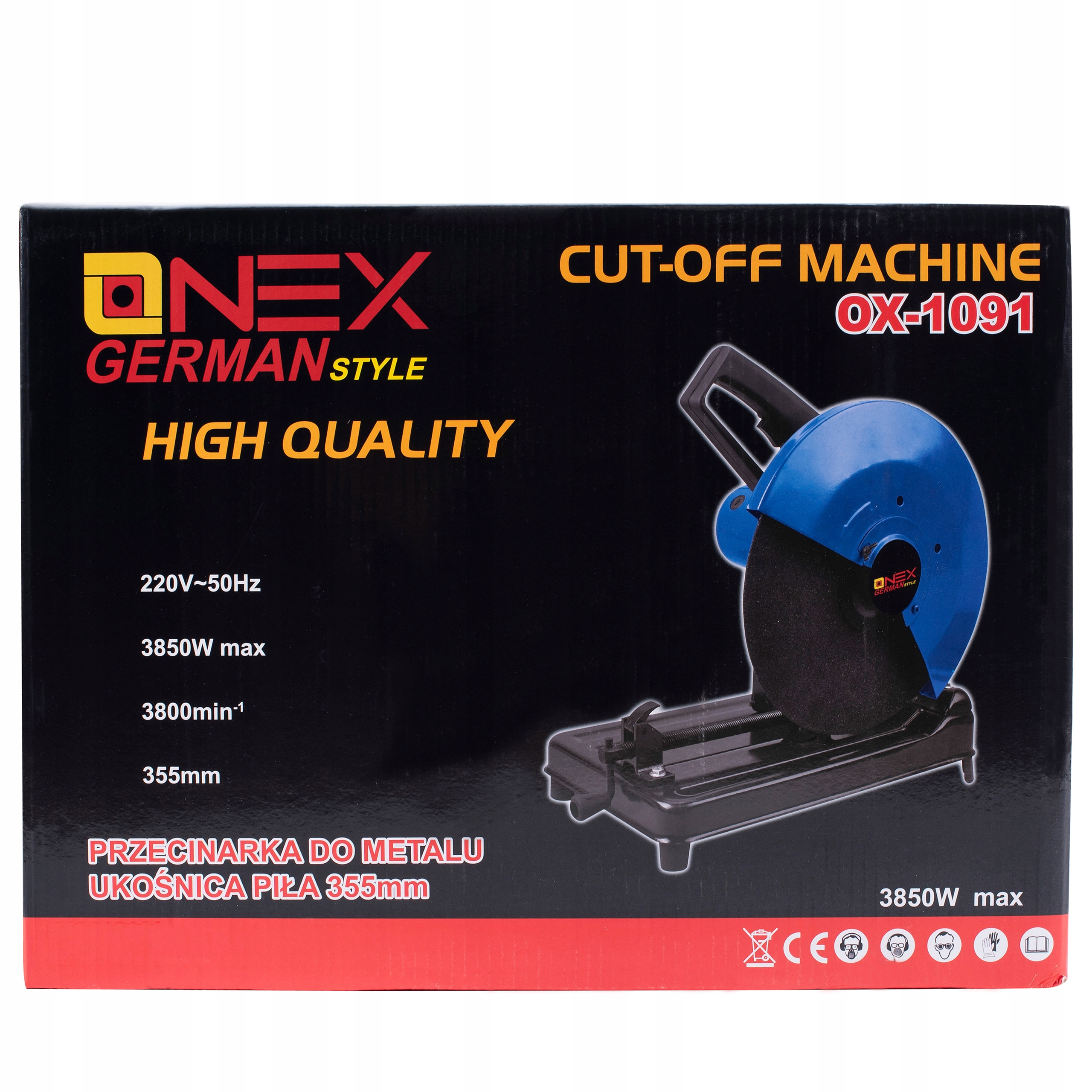 MOCNA I SOLIDNA PRZECINARKA UKOŚNICA PIŁA DO METALU TARCZOWA TARCZA 355MM Marka Midori