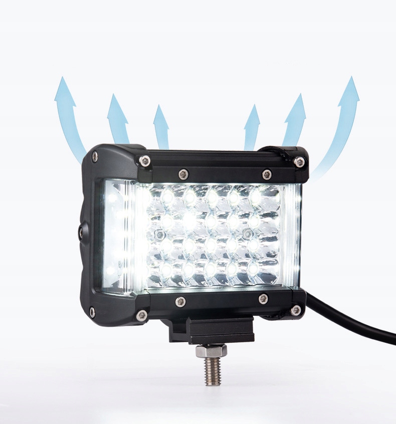 ZESTAW 2x MOCNA LAMPA ROBOCZA 150W 34 LED 11cm ledbar HALOGEN 12V 24V Zastosowanie oświetlenie dalekosiężne oświetlenie otoczenia oświetlenie podłoża