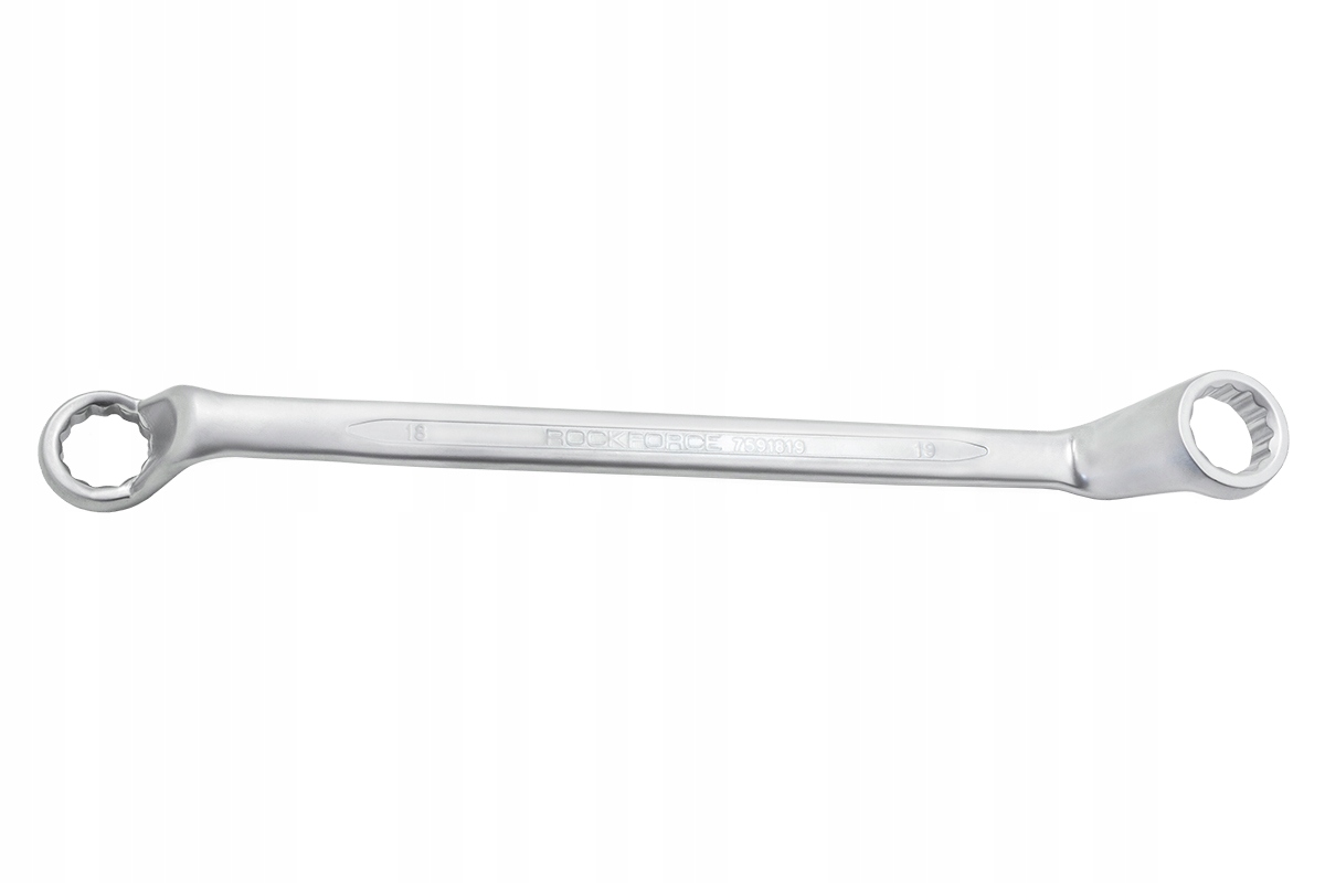 

Klucz oczkowy odgięty 18x19 mm 75° CrV