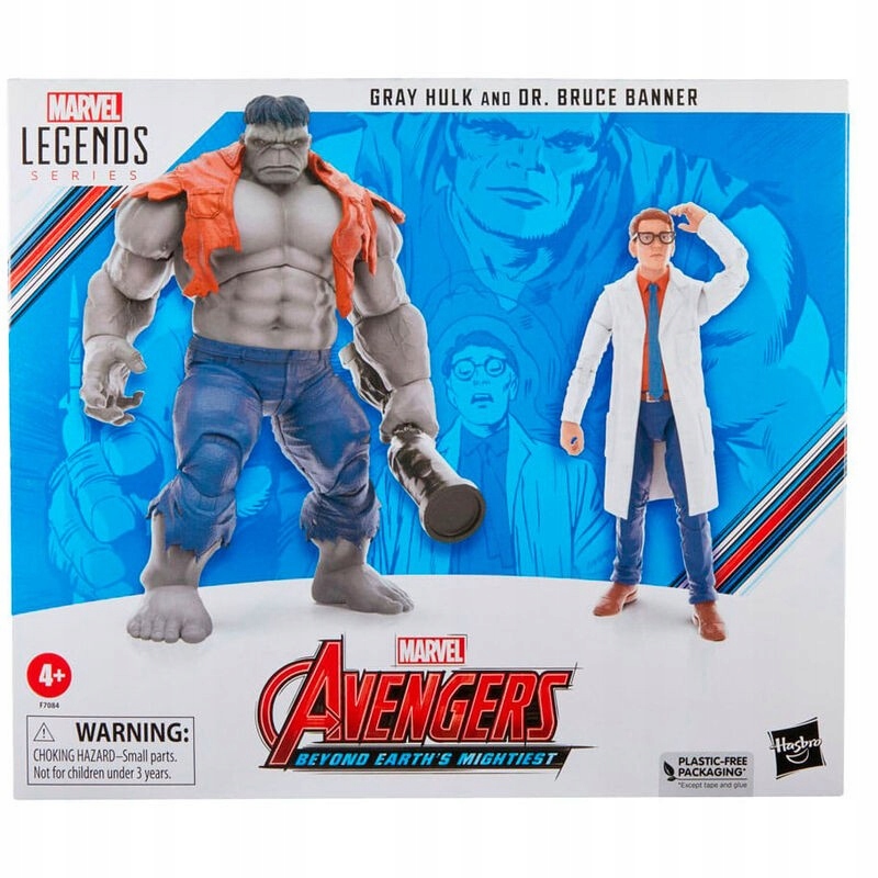Marvel Avengers: Beyond Earths: Nejmocnější šedý Hulk a Dr. Set: Bruce Ba