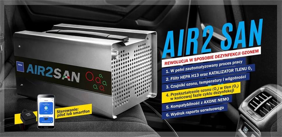 Air2 SAN by TEXA Ozonator inny niz wszystkie !