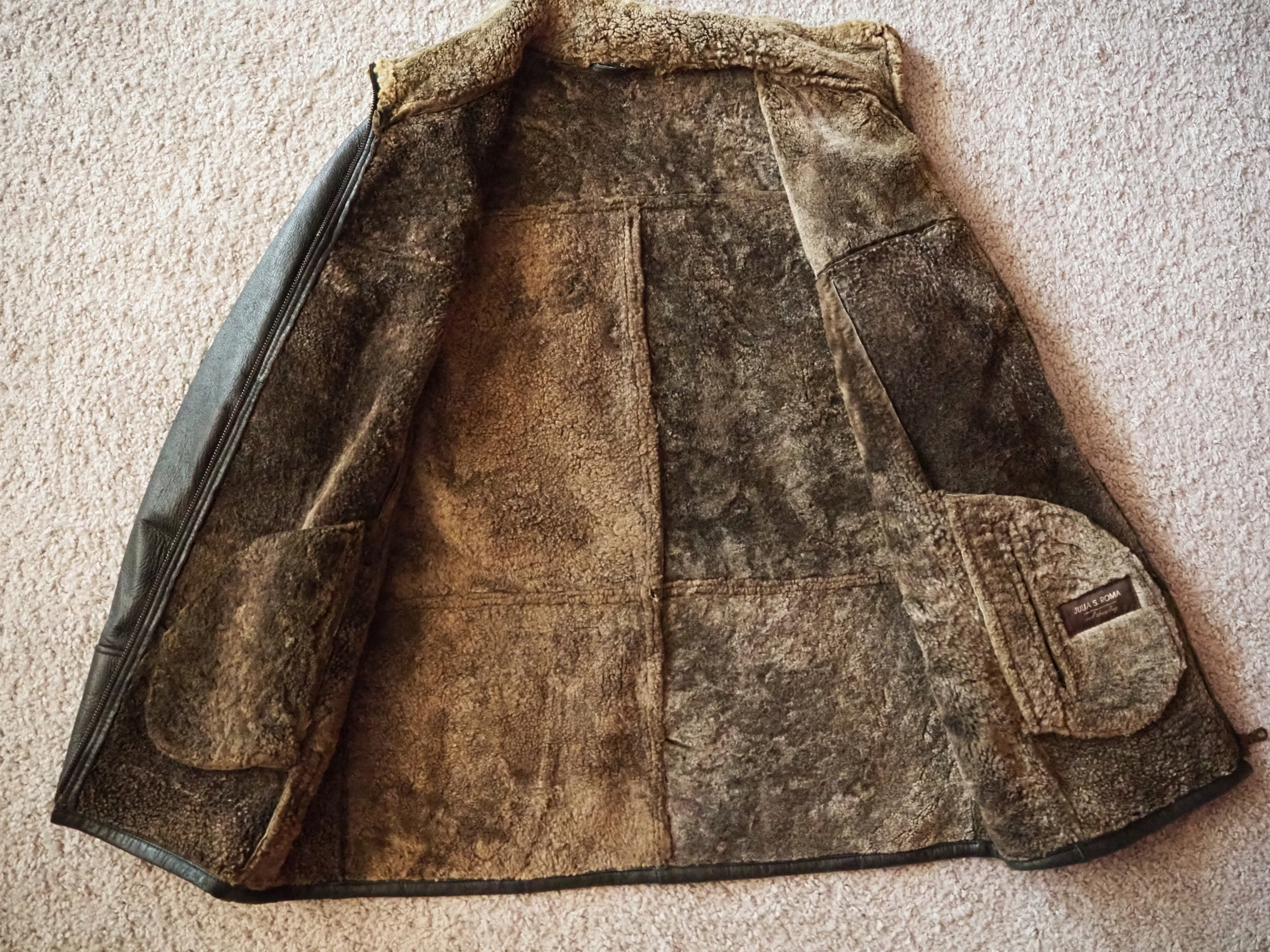 JULIA S.ROMA KOŻUCH SKÓRA NATURALNA R.44/XXL Marka inna