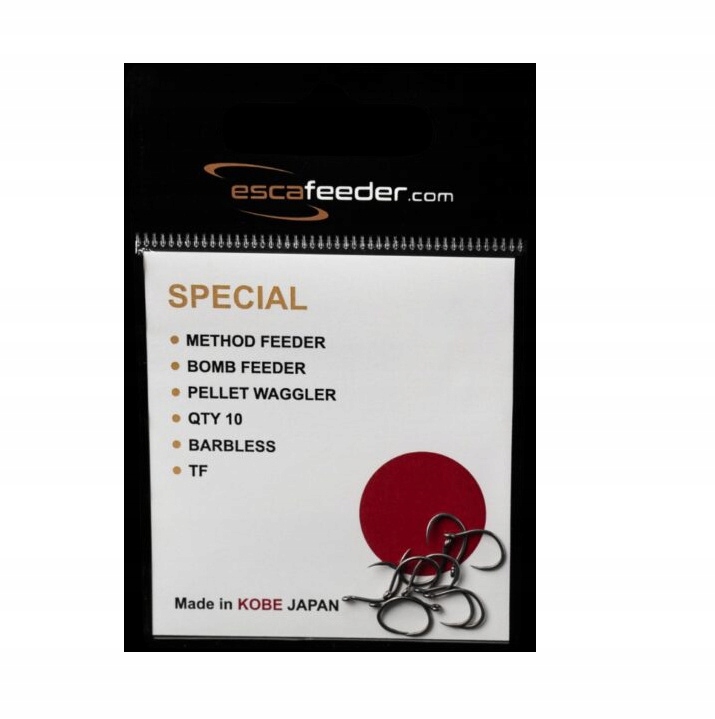 Haczyki bezzadziorowe Esca Feeder Special 10 do Method Feeder 10 szt Japan