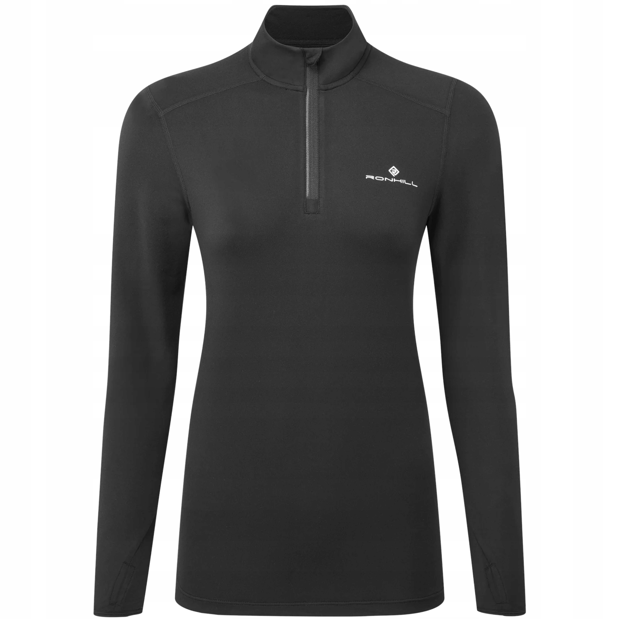 Bluza do Biegania Ronhill Sportowa Damska Core Thermal 1/2 Zip Black S