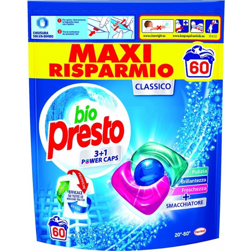 

Tabletki do prania Presto 60 szt.
