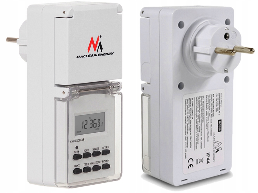 TIMER ZEWNĘTRZNY WYŁACZNIK CZASOWY PROGRAMATOR LCD