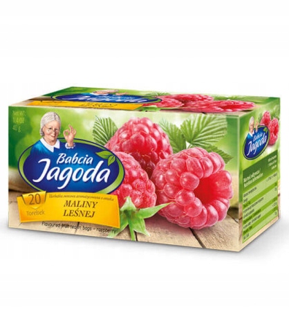 Levně 13X Babcia Jagoda Malina Lesní Čaj Ovocný 20 sáčků