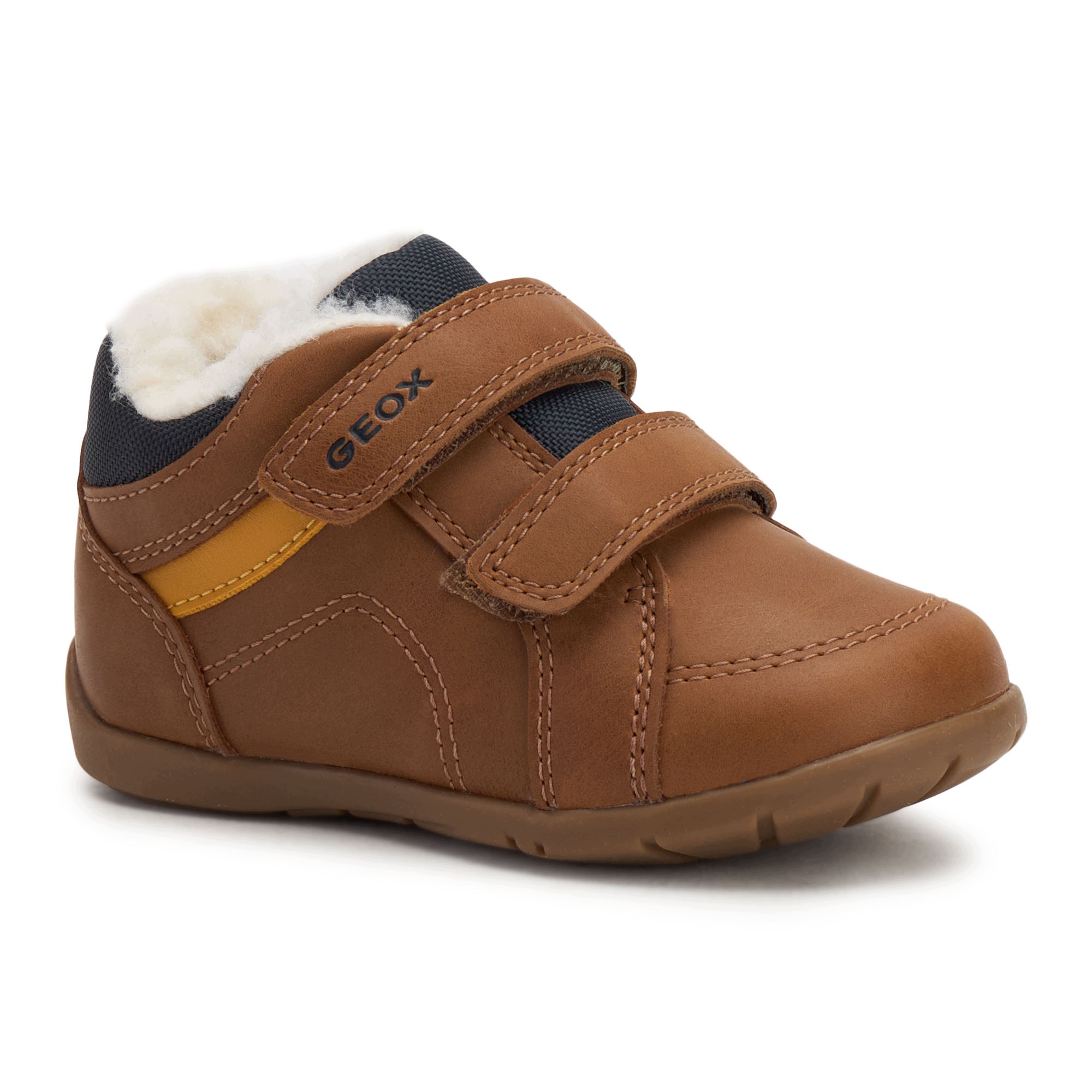 Buty dziecięce Geox Elthan tobbacco/dark yellow