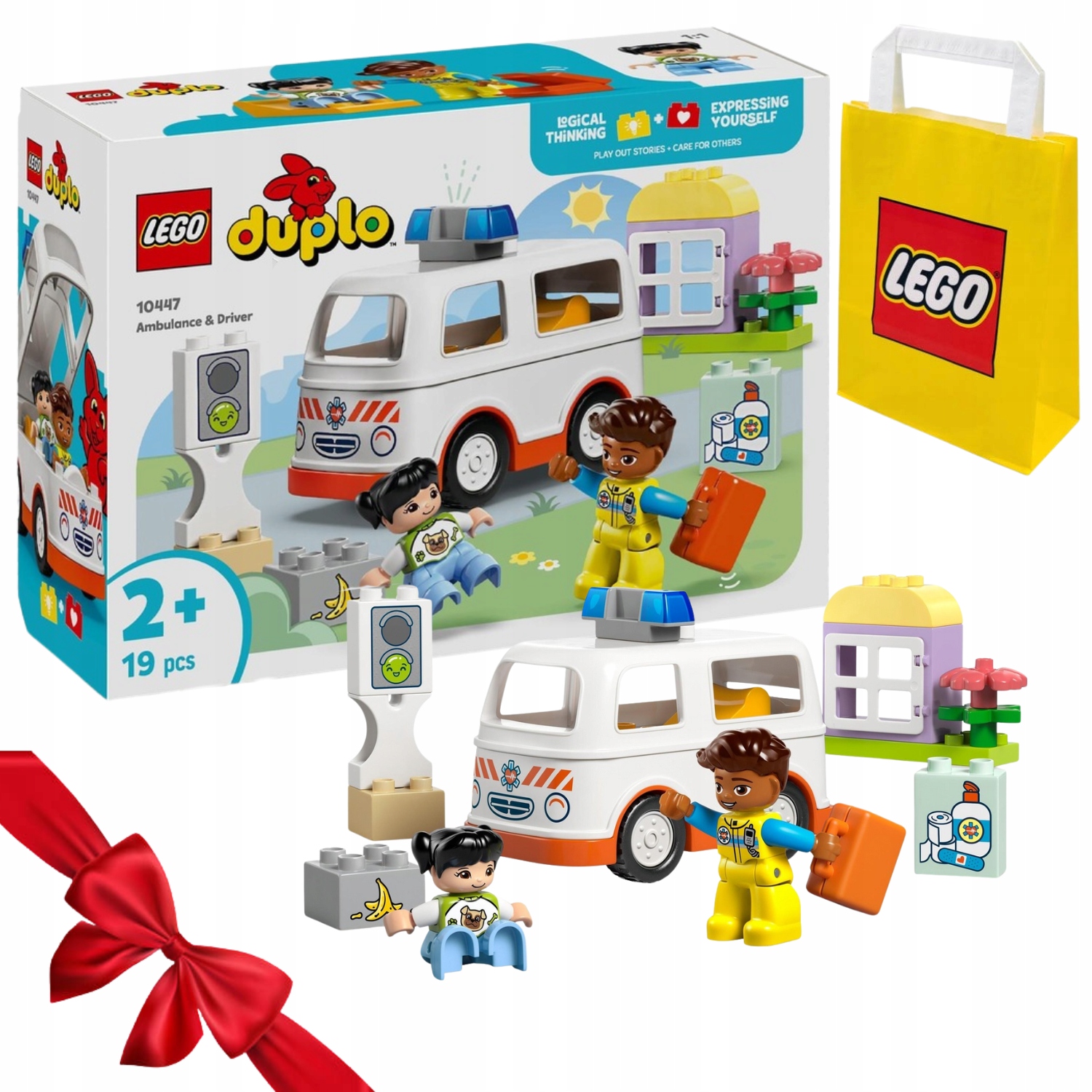 Zestaw Klocków Lego Duplo Karetka Z Kierowcą 10447 Na Święta