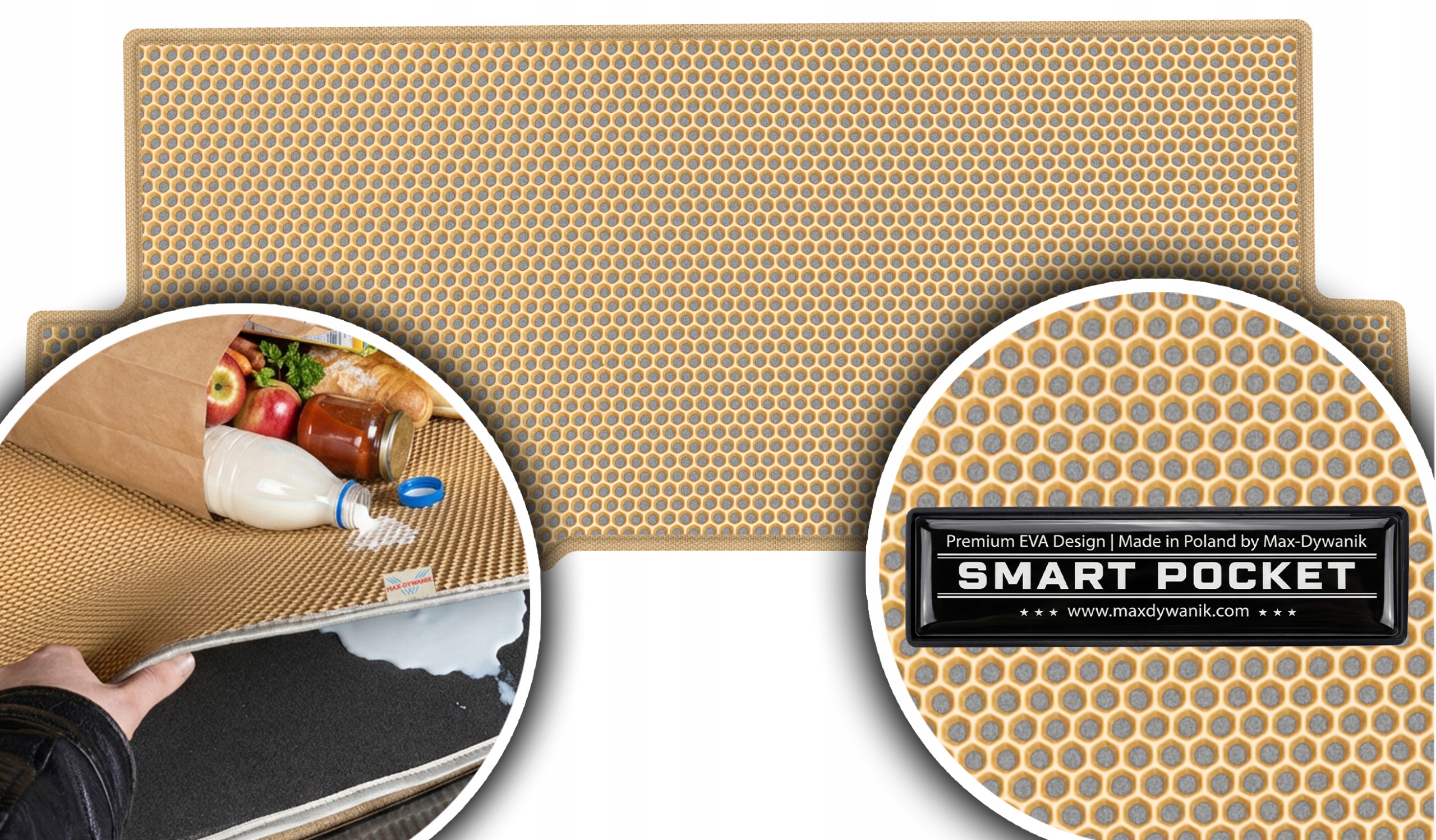 Volkswagen T6.1 Kombivan 2019-2021 Vložka do kufru Eva Smart Pocket Béžová