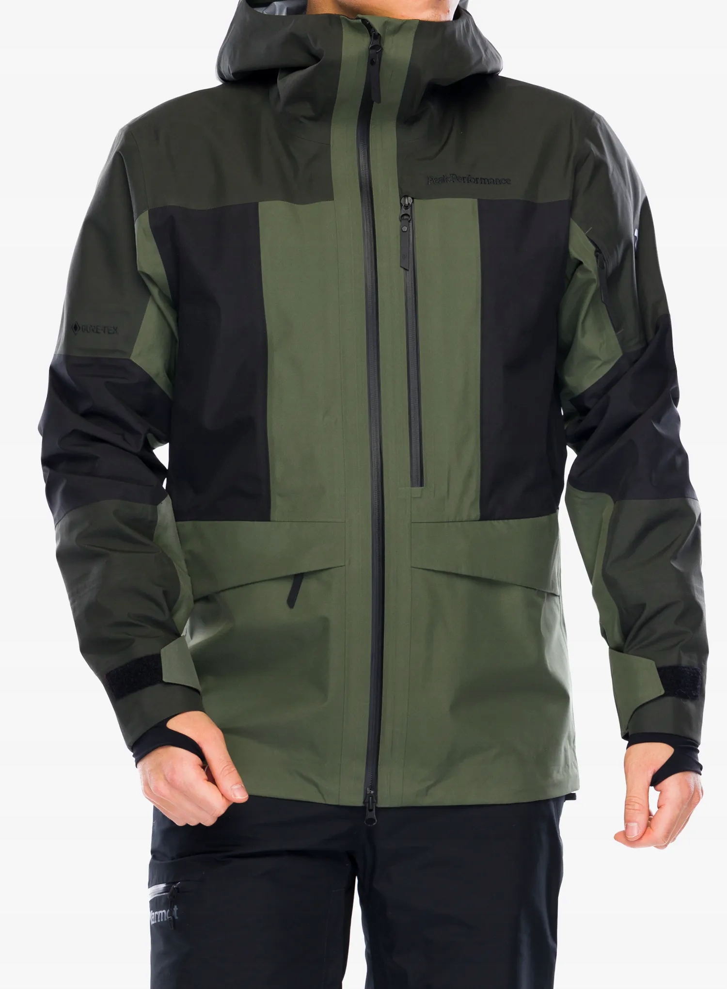 Lyžařská bunda Peak Performance Gravity Gore-tex 3L Jacket olivová S