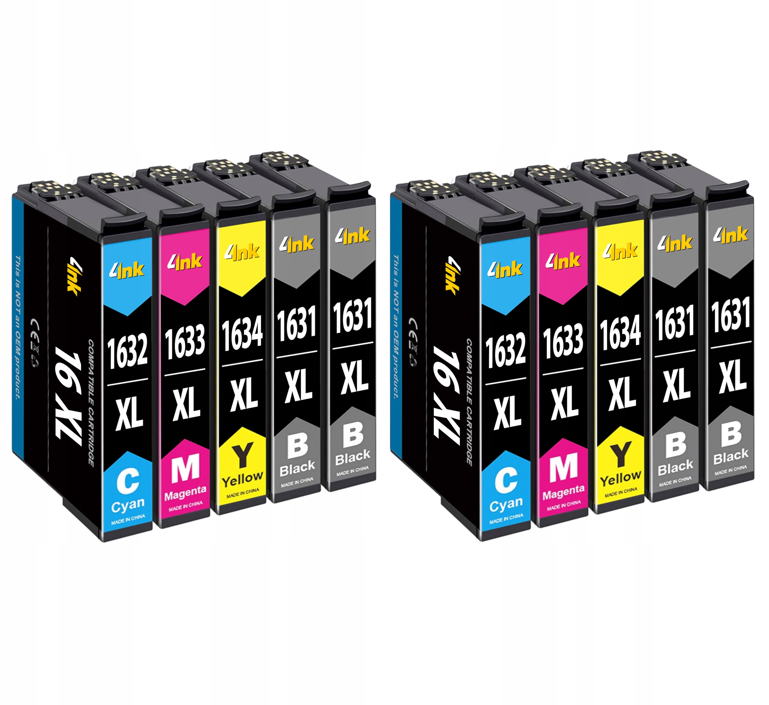 

10x Tusz 16XL Do Epson WF2630 WF2660 WF2750 WF2760