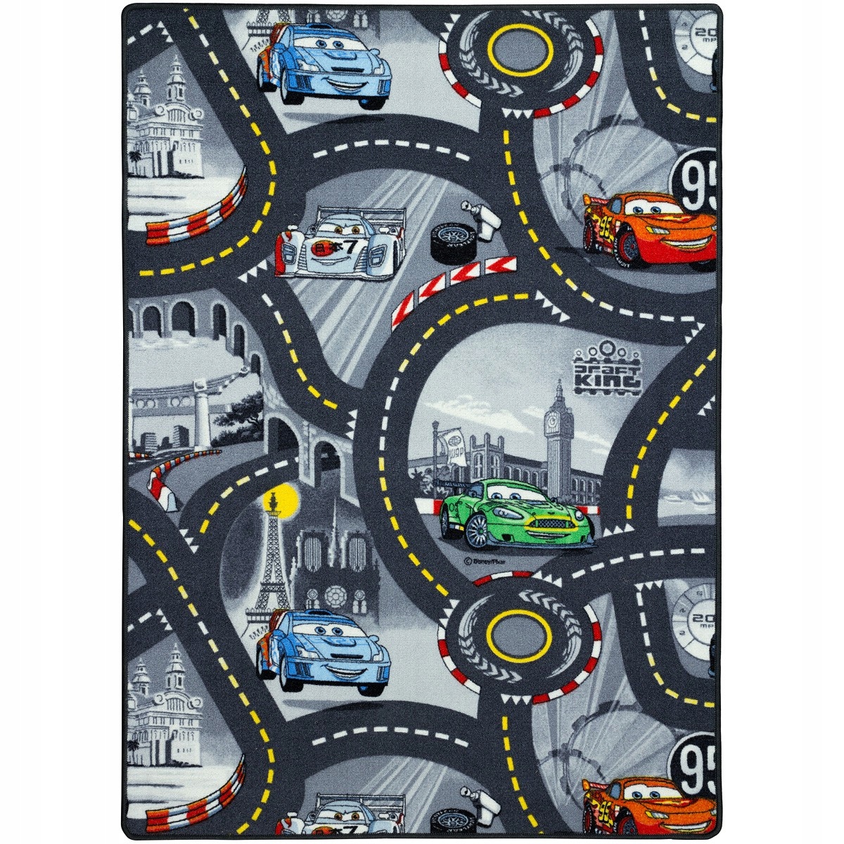 

Dywan Disney Cars Ulice Miasto Auta 2x2,5 200x250