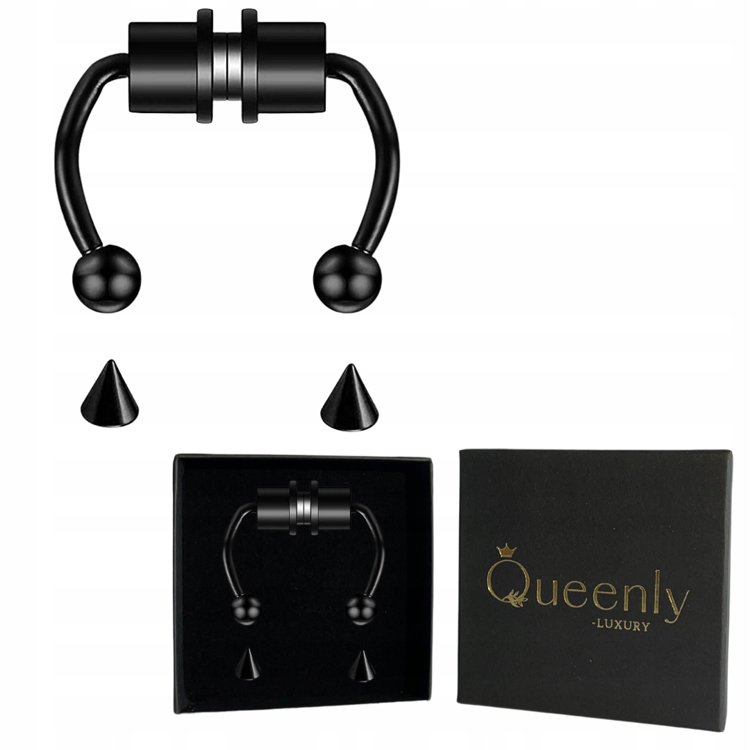 

Magnetyczny kolczyk do nosa fake septum magnesy