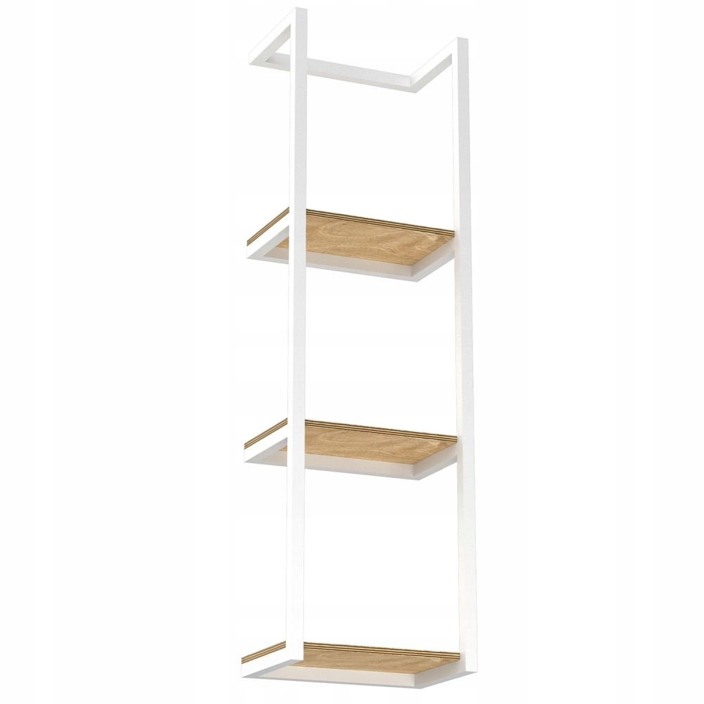 Biela 3-úrovňová kúpeľňová polica Bathroom Organization 9031 Luminex