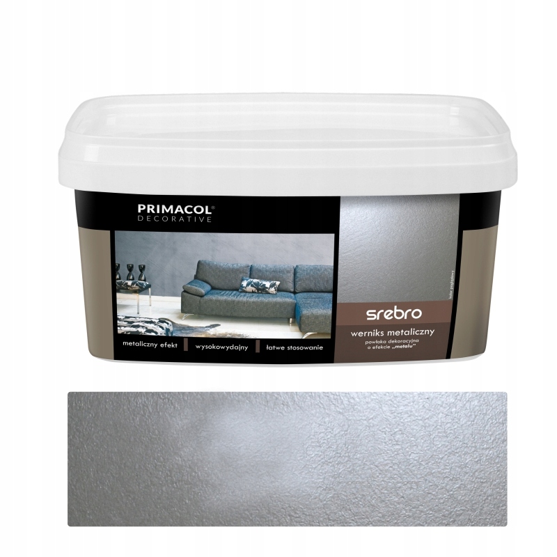 

Werniks Metaliczny 1l Srebro Primacol Decorat