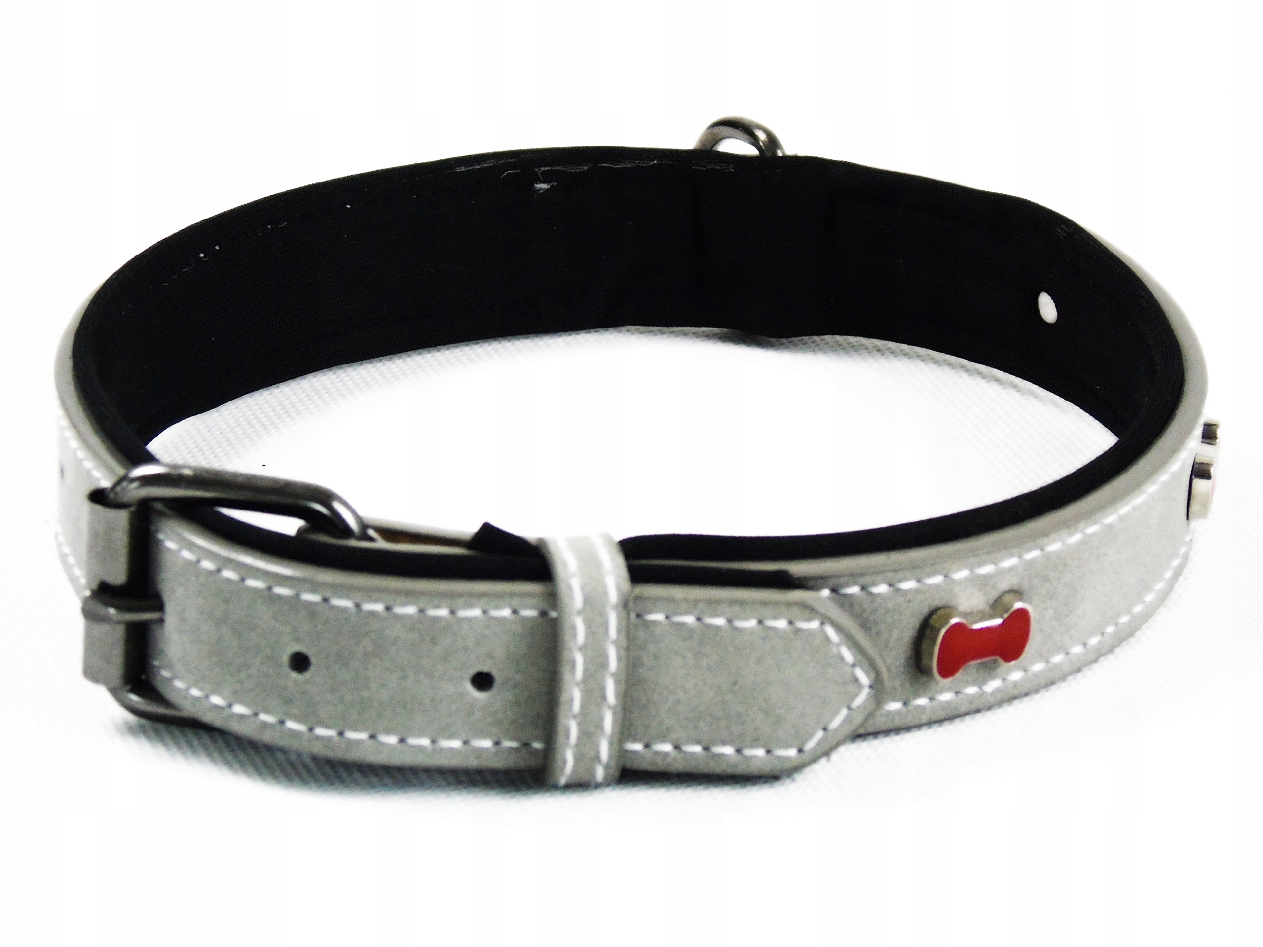 

Mocna obroża Skórzana dla psa kota Kolory 24-30cm
