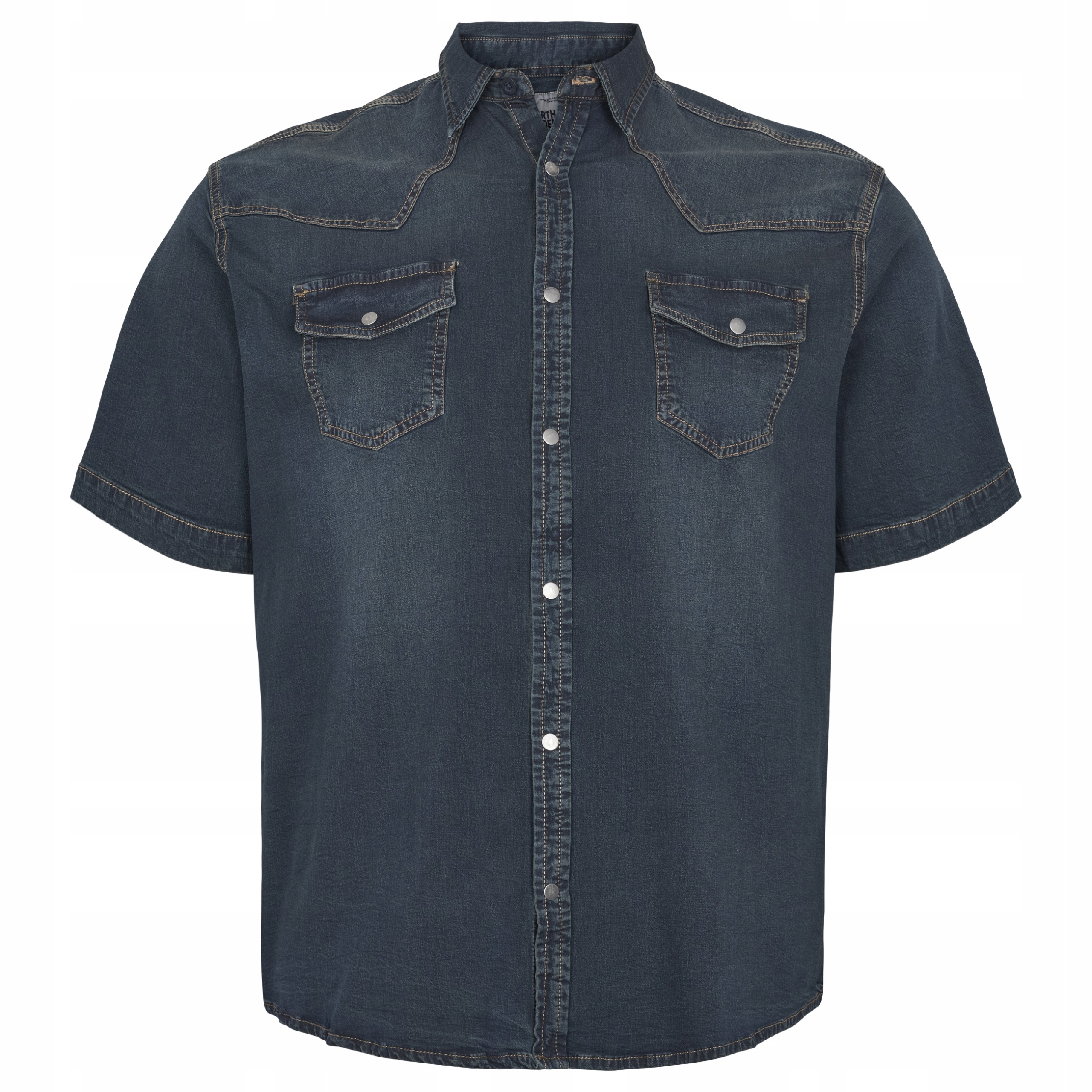 North 56°4 Velké Velikosti Košile Jeans 3XL obvod 146 cm