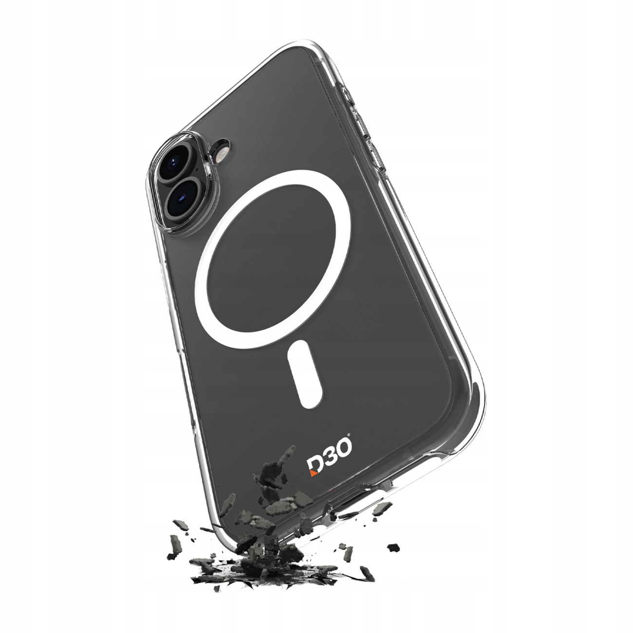 Puzdro Obal Na Iphone 17 Tpu Pc Impact Clear D3O Magsafe Transparentnéné