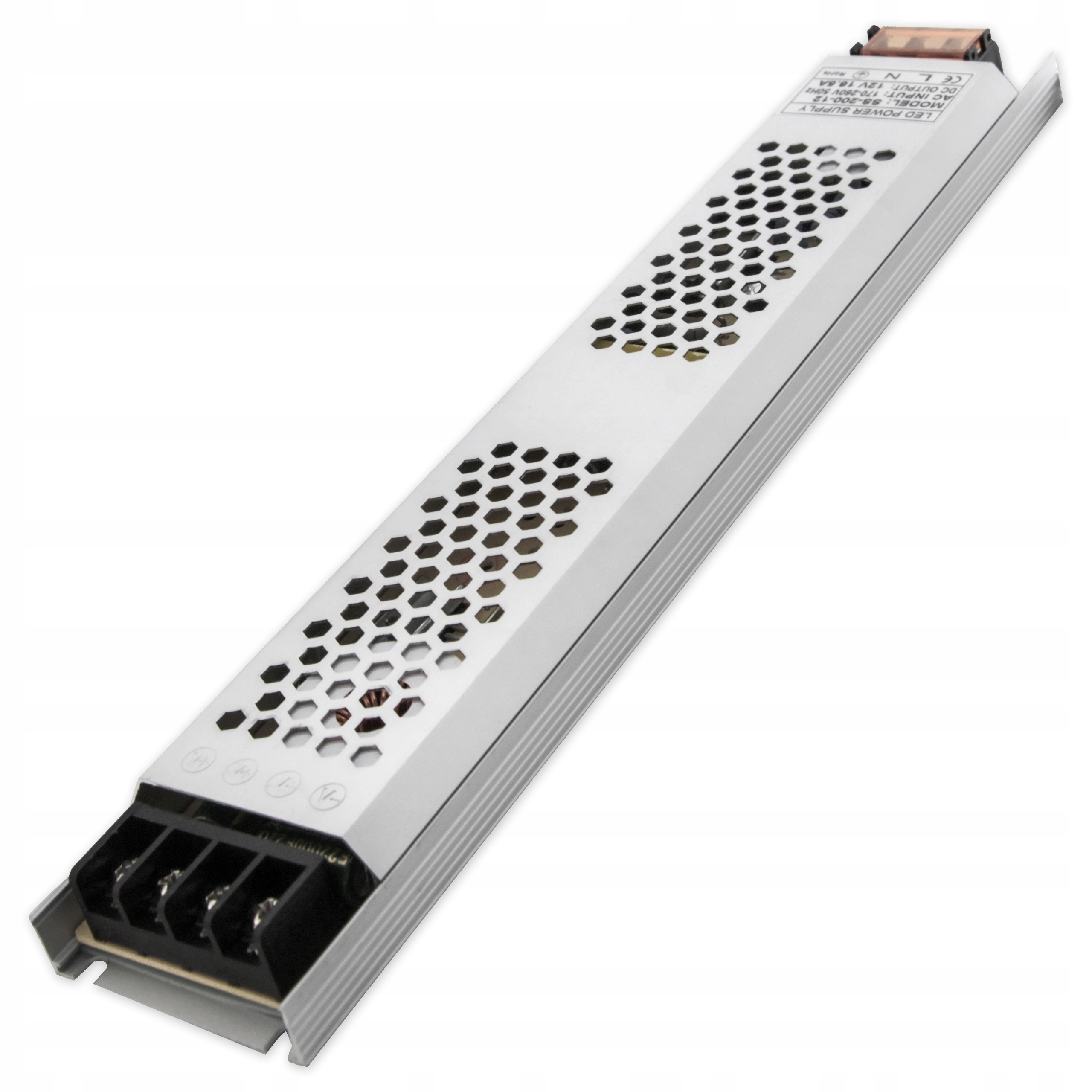 

Zasilacz Ultra Slim do taśm Led 12V 200W montażowy