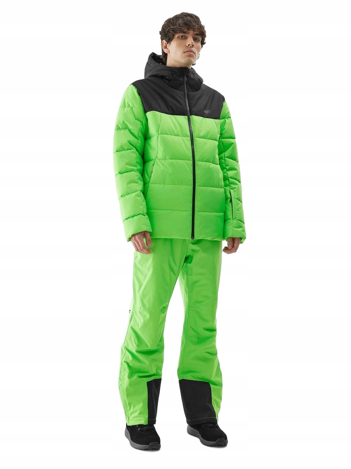 Kombinezon narciarski Męski 4F kurtka spodnie Zielony L