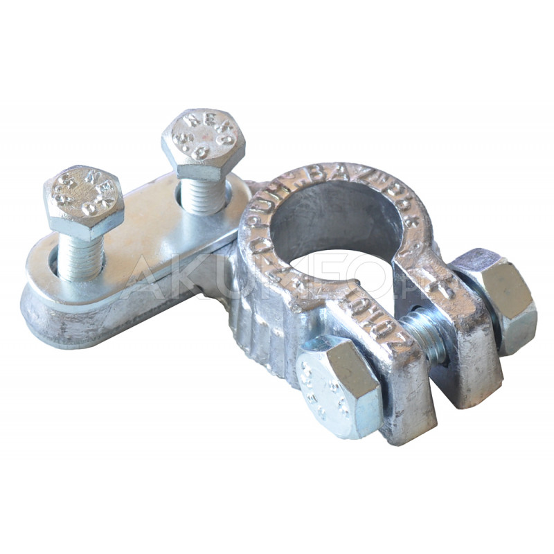 Klema zacisk akumulatora ołowiany PLUS