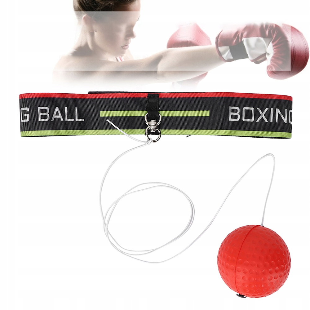 4X PIŁKA REFLEKSOWA FIGHT REFLEX BALL REFLEKSÓWKA Z OPASKĄ Marka inna