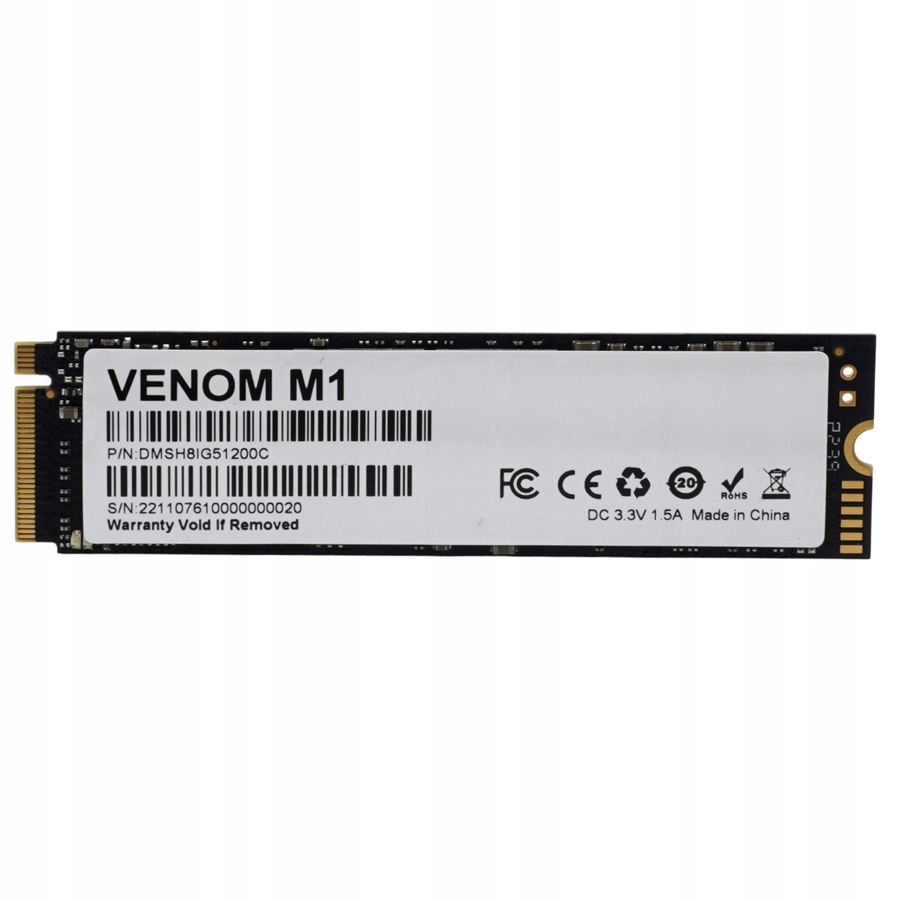 Dysk do komputera laptopa SSD VENOM M1 128GB TLC M.2 PCIe 2280 2000/700MBs