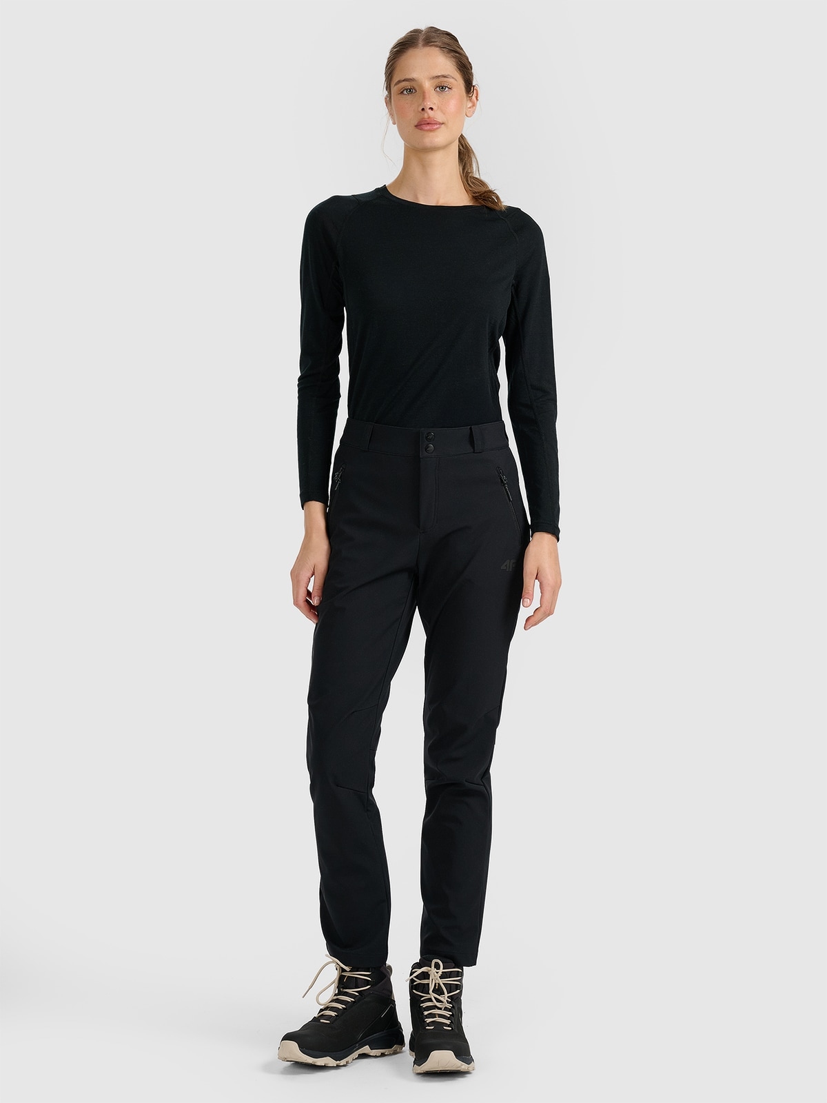 Dámské Trekové Kalhoty 4F Softshellové S Membránou TFTRF0988 AW25 XL