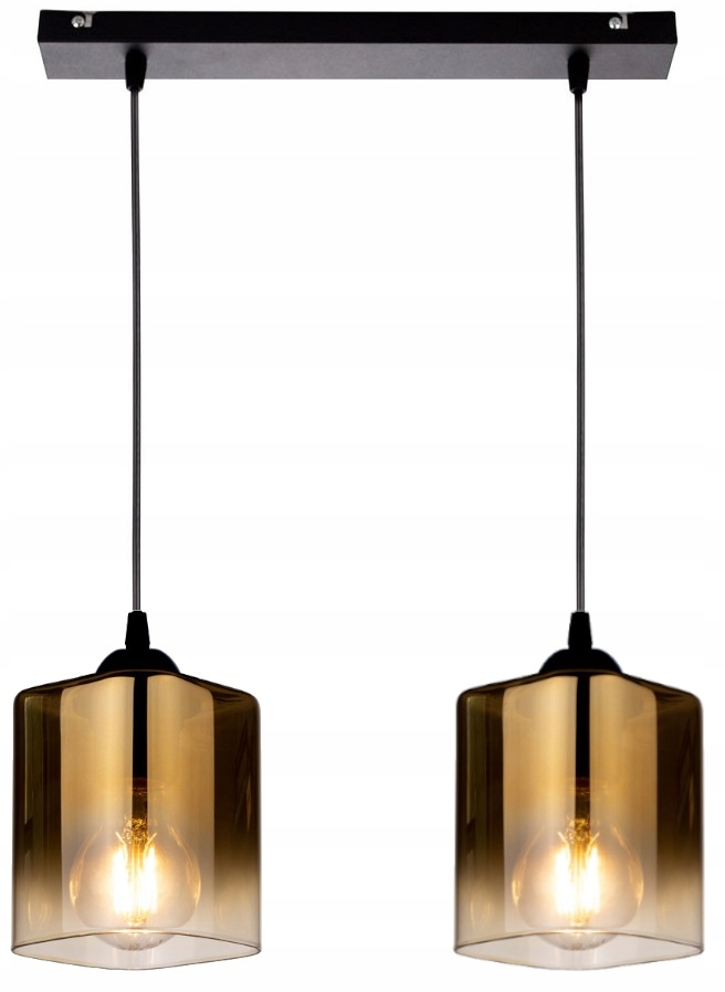

Szklana Lampa Wisząca Sufitowa Żyrandol Plafon Led