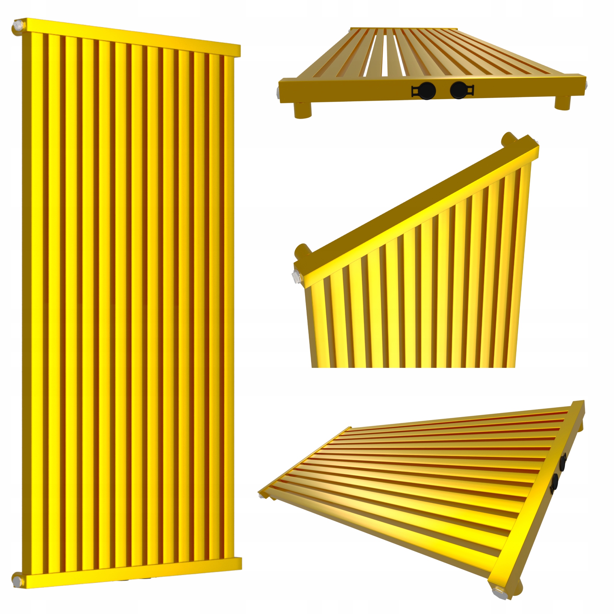 Dekorativní radiátor Radiator 120x61 Zlatý