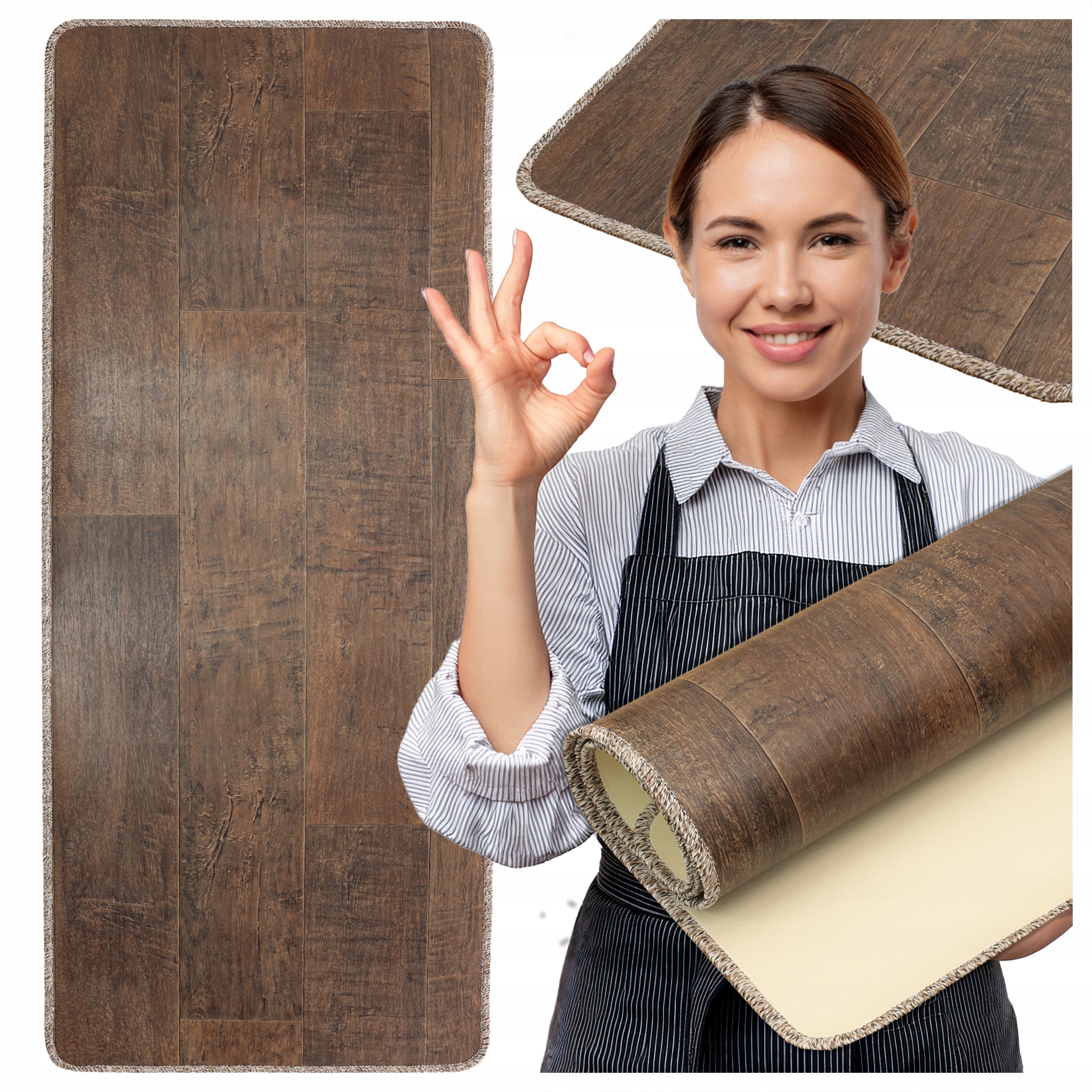 Běhoun do kuchyně Hotový vinylový Protiskluzový Podgumovaný 150X70 Vinyl