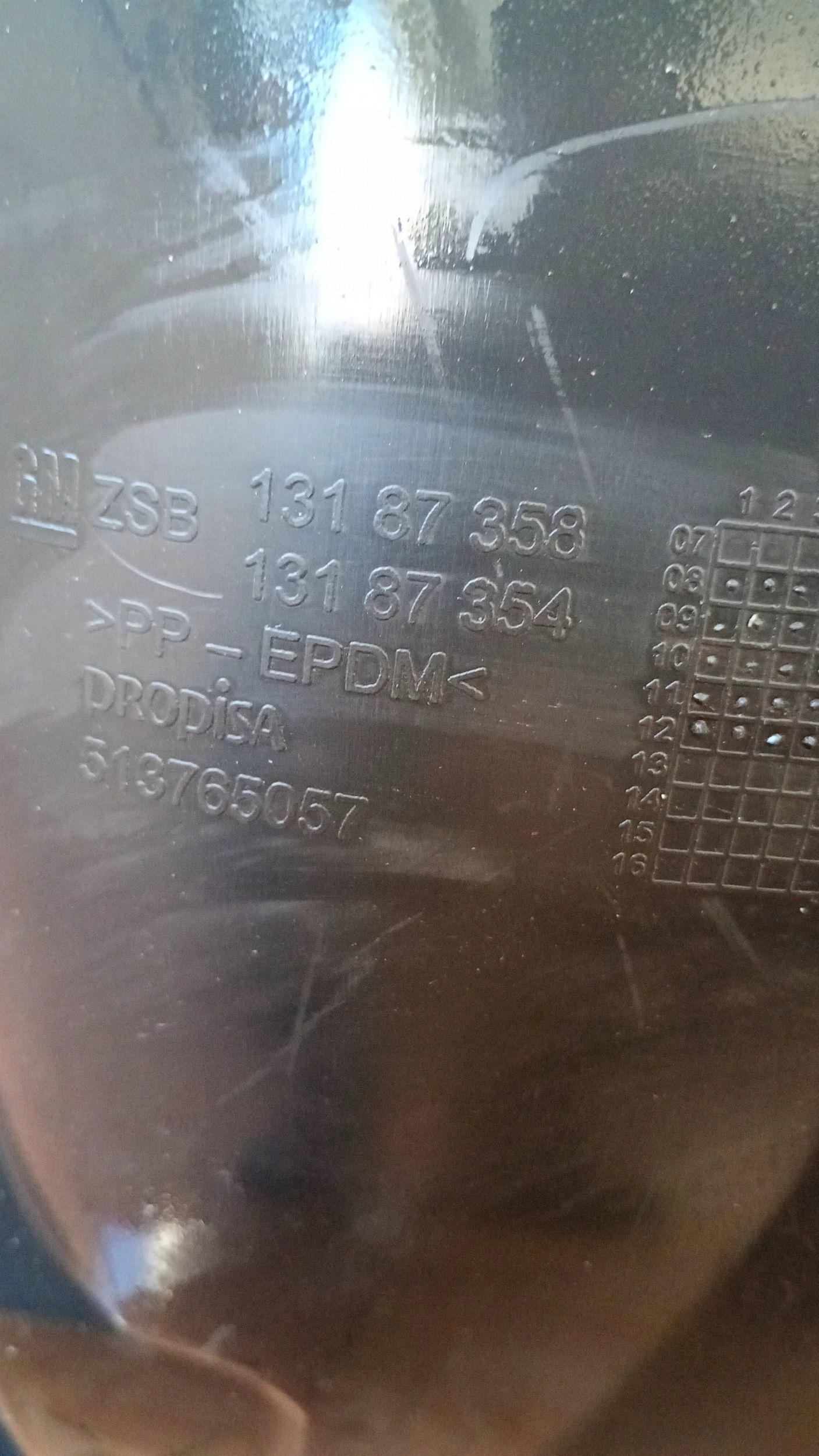 opel oe 13187354