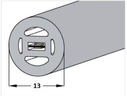 

Okrągła Tuba D13 Led Flex 360 Neon Silikon Pcb 5mm
