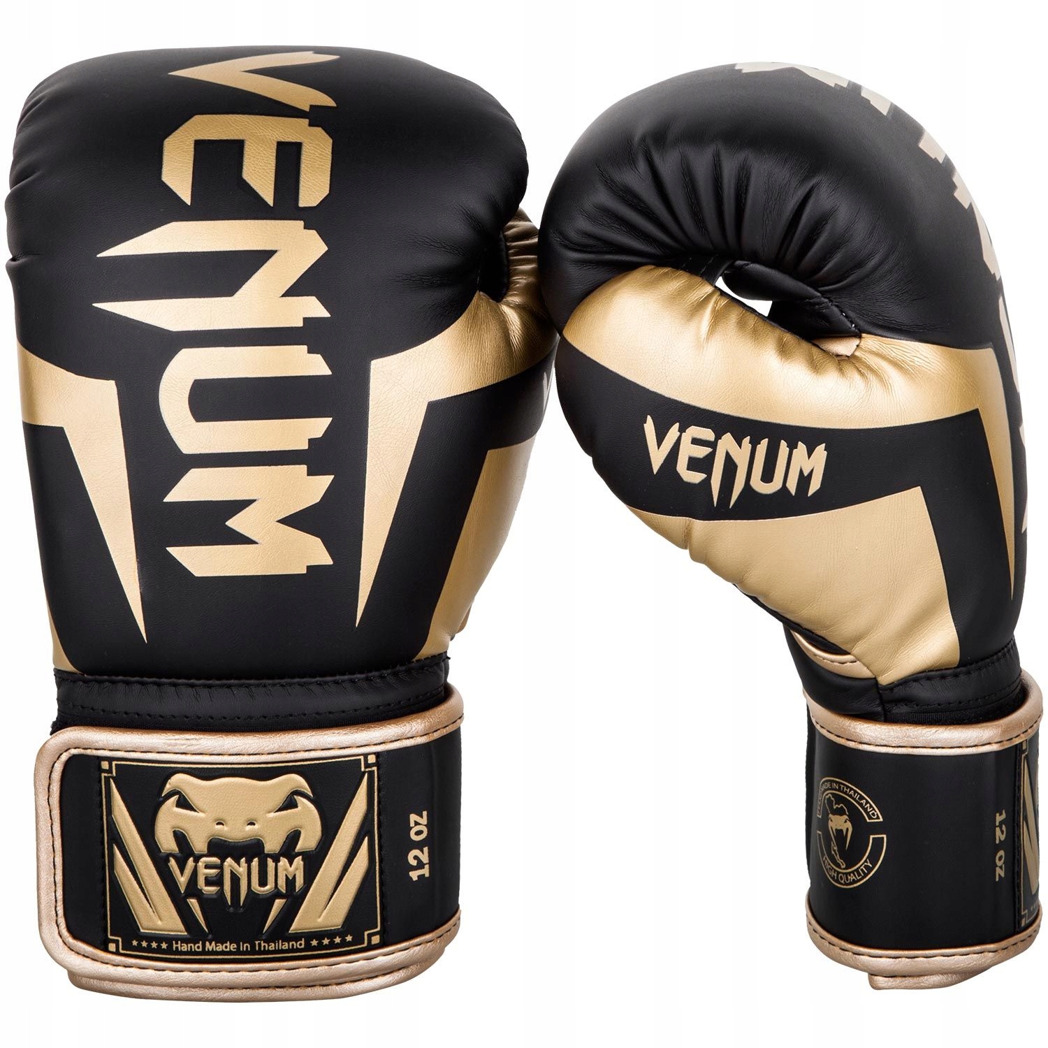 Boxerské Rukavice Venum Elite Gloves Gold 12OZ