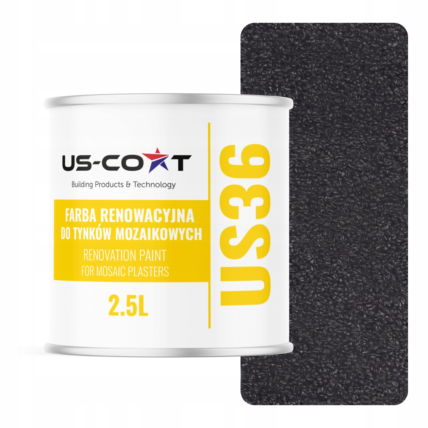 Renovačná farba na mozaikovú omietku 2.5L Rýchla obnova Grafitová RAL7024