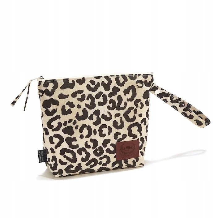 Kosmetyczka Wodoodporna rozmiar S Leopard Cream by M. Lamparska La Millou