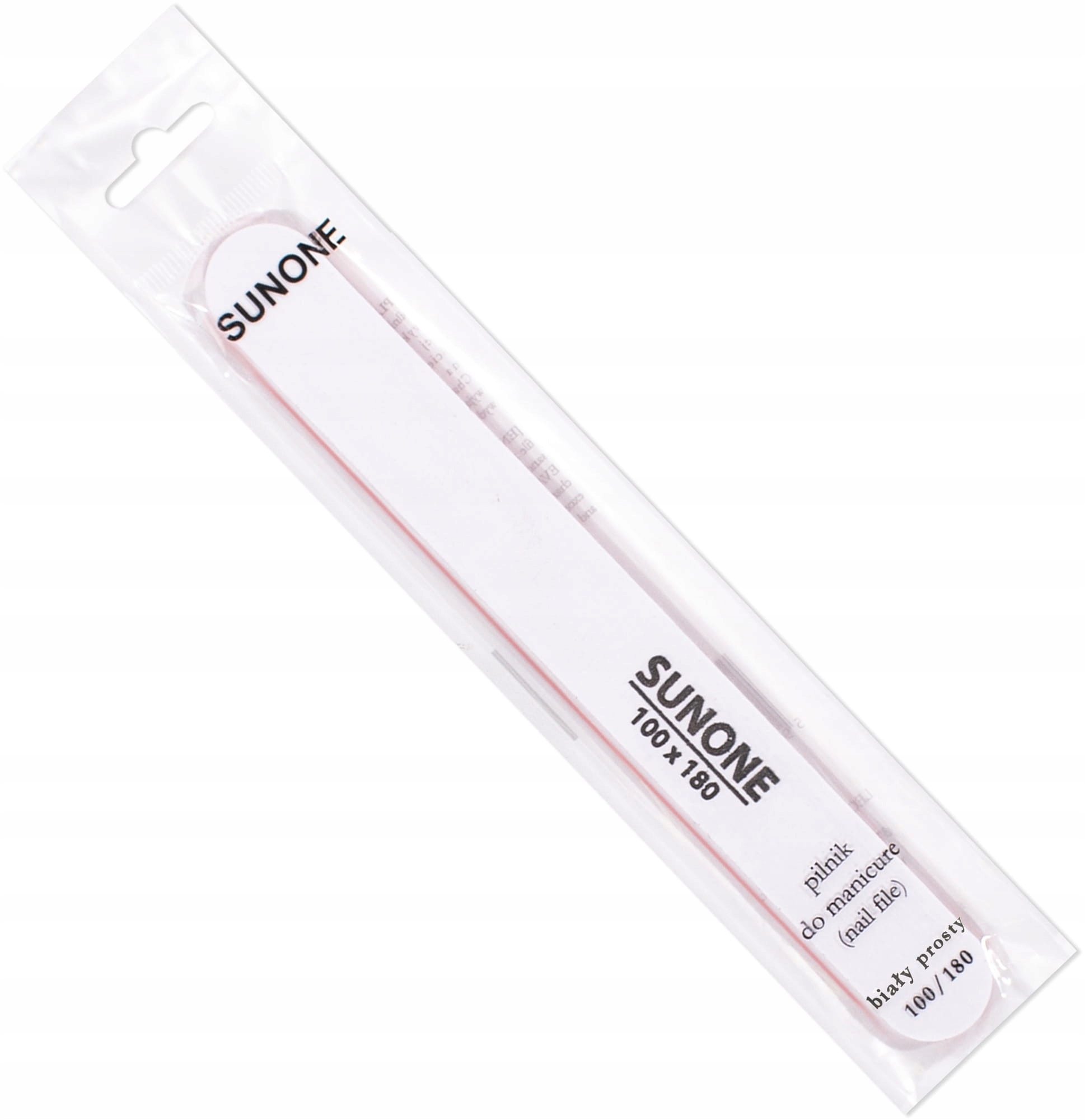 

Sunone pilnik prosty biały 100/180 opakowanie