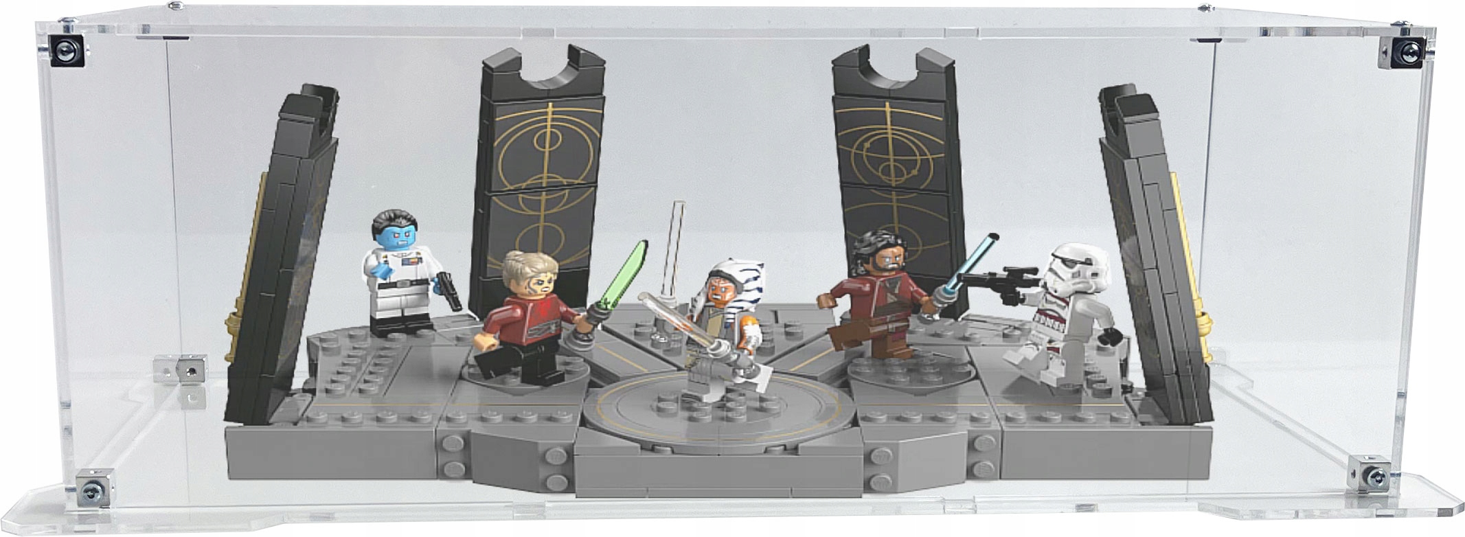 Vitrína s podstavcem Drewlandia pro sadu Lego 75385 Souboj Ahsoky Tano