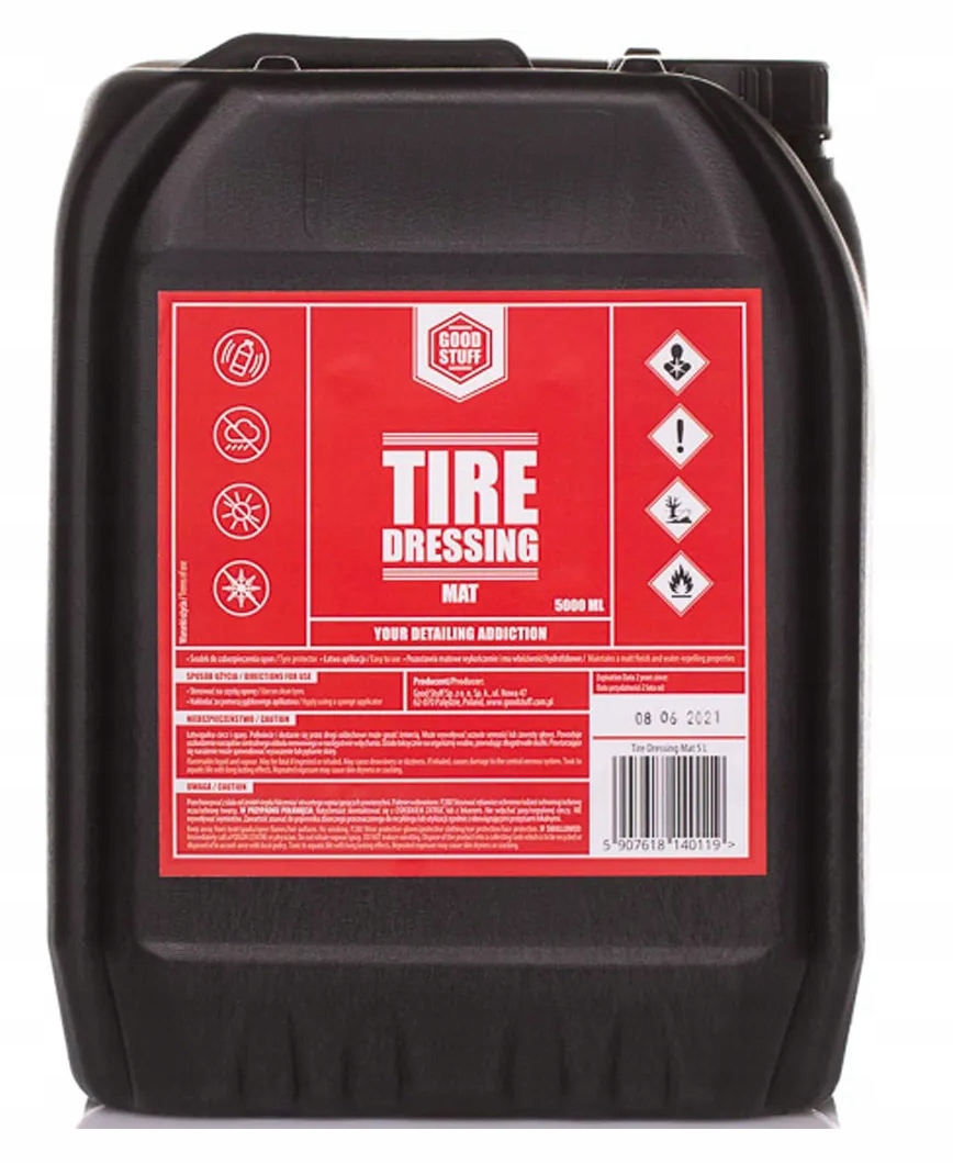 Good Stuff Tire Dressing Matowy do opon 5000 ml Producent Good Stuff