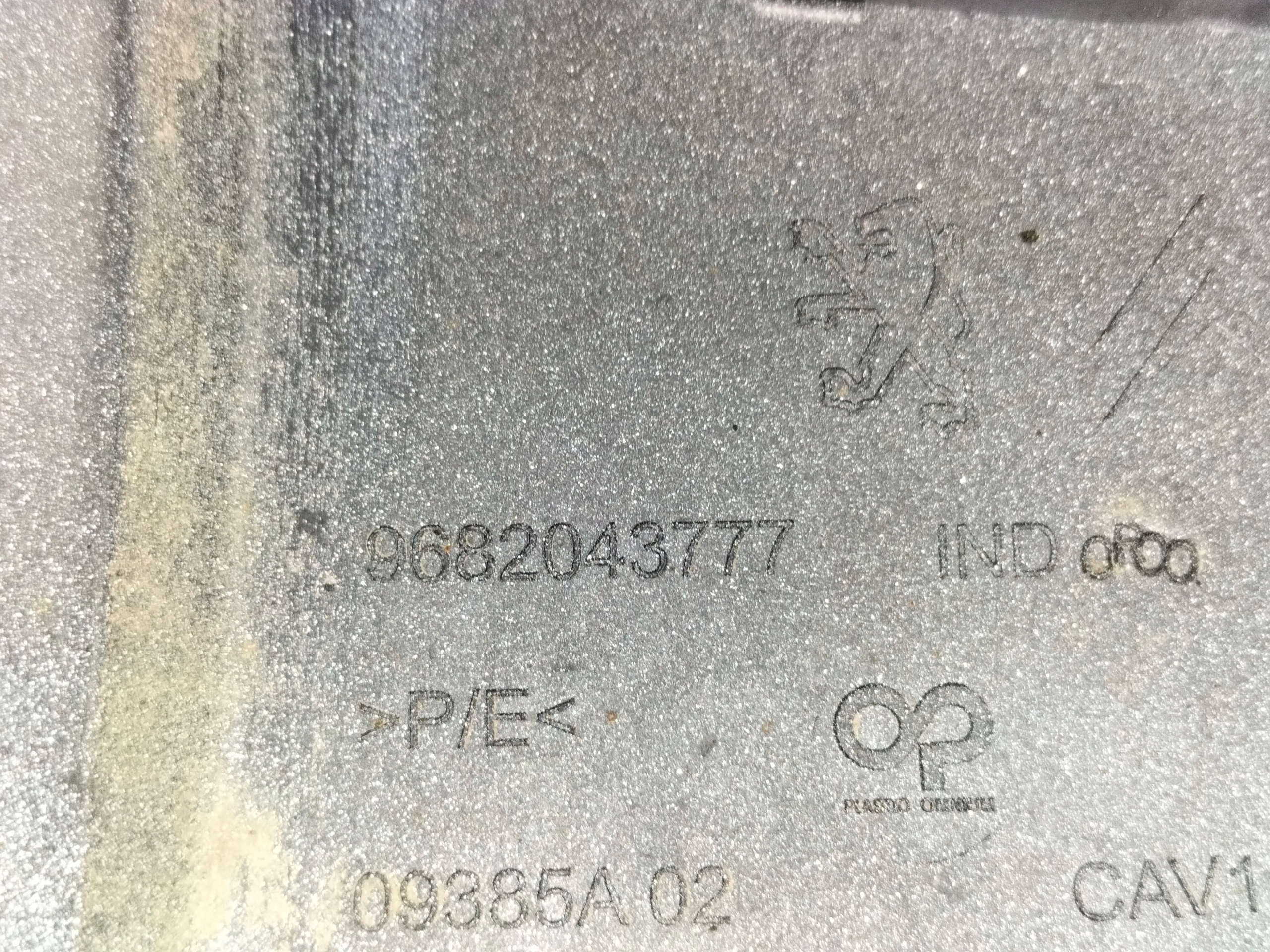 bumper rear rear part CITROEN BERLINGO III PARTNER 08-18