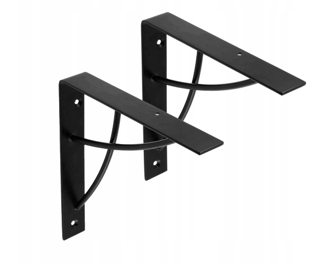 WSPORNIK półki NEO Podpórka LOFT 2 sztuki CZARNY