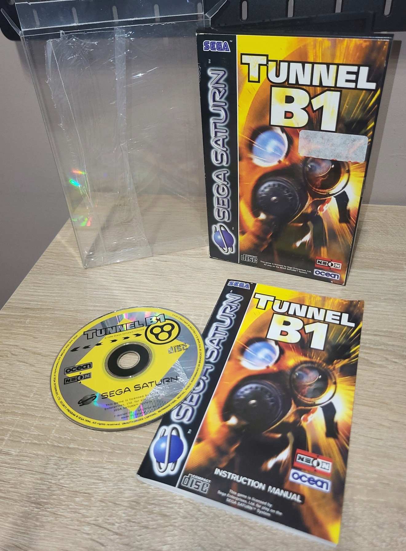 TUNNEL B1 - SEGA SATURN KOMPLET +PROTEKTOR