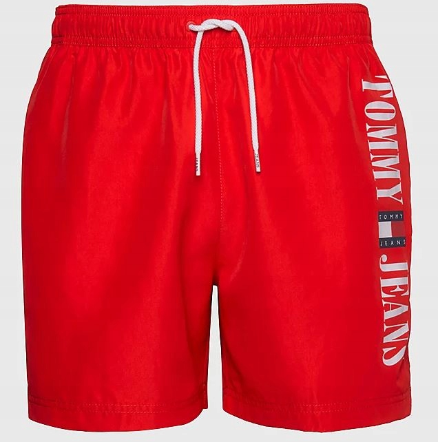 Tommy Jeans, koupací šortky, červené, S