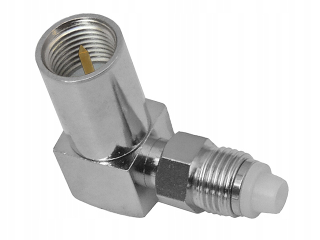 Adapter RF kątowy FME/wt-FME/gn HQ 50Ohm Marka Stratos